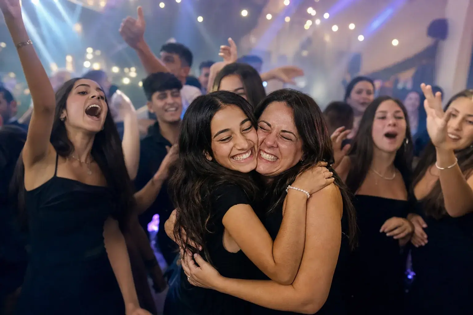 חיבור ושמחה אמיתית על הרחבה